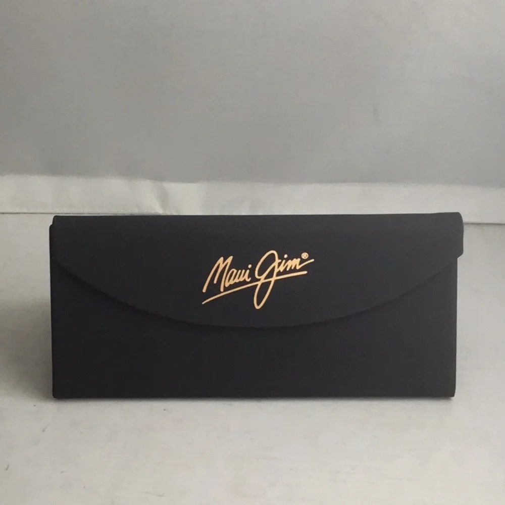 - Maui Jim Mixed Plate 721-02 Black Grey Polarized Unisex Sunglasses